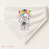 Anarchy Teddy Bear USA-Made Doggie Bandana thumb 0