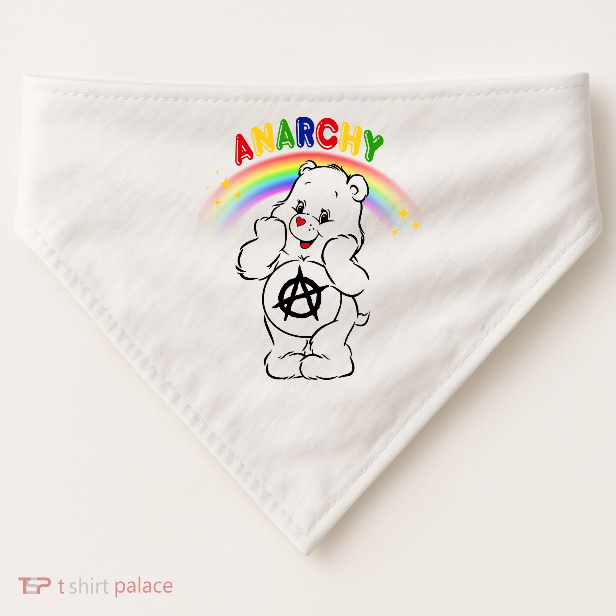 Anarchy Teddy Bear USA-Made Doggie Bandana
