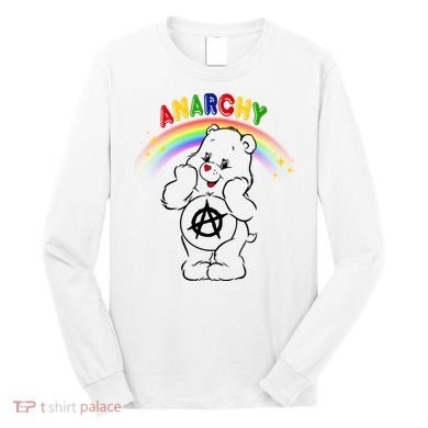 Anarchy Teddy Bear Long Sleeve Shirt