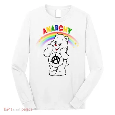 Anarchy Teddy Bear Long Sleeve Shirt