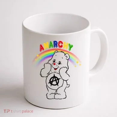 Anarchy Teddy Bear Coffee Mug back