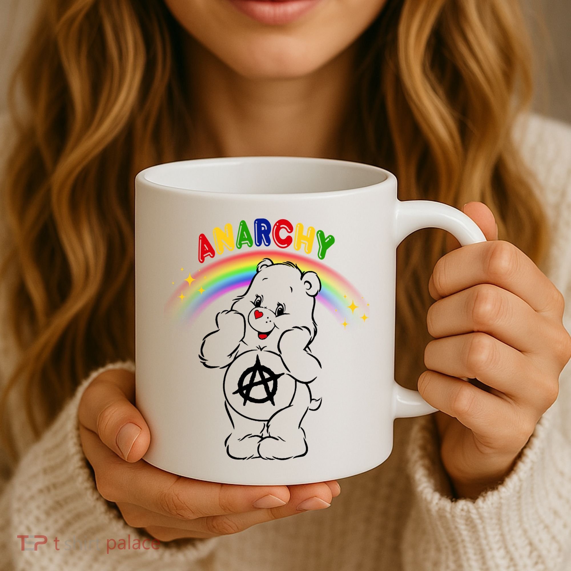 Anarchy Teddy Bear Coffee Mug