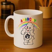 Anarchy Teddy Bear Coffee Mug thumb 4