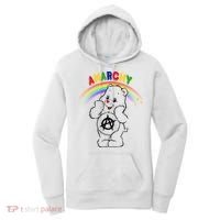 Anarchy Teddy Bear Women's Hoodie thumb 0