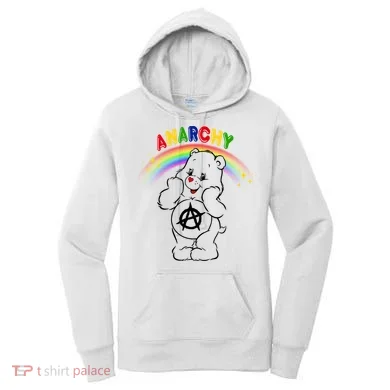 Anarchy Teddy Bear Women's Hoodie