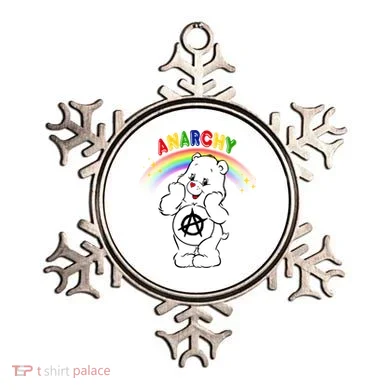 Anarchy Teddy Bear Ornament