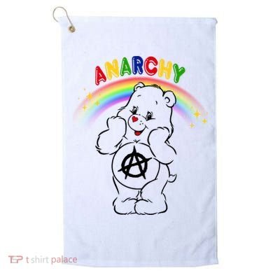 Anarchy Teddy Bear Golf Towel