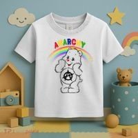 Anarchy Teddy Bear Toddler T-Shirt thumb 3