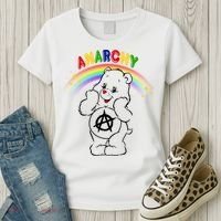 Anarchy Teddy Bear Women's T-Shirt thumb 3
