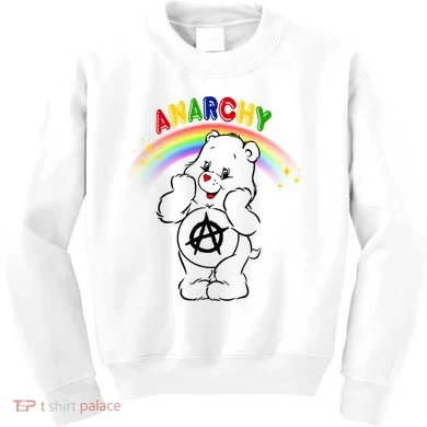 Anarchy Teddy Bear Kids Sweatshirt