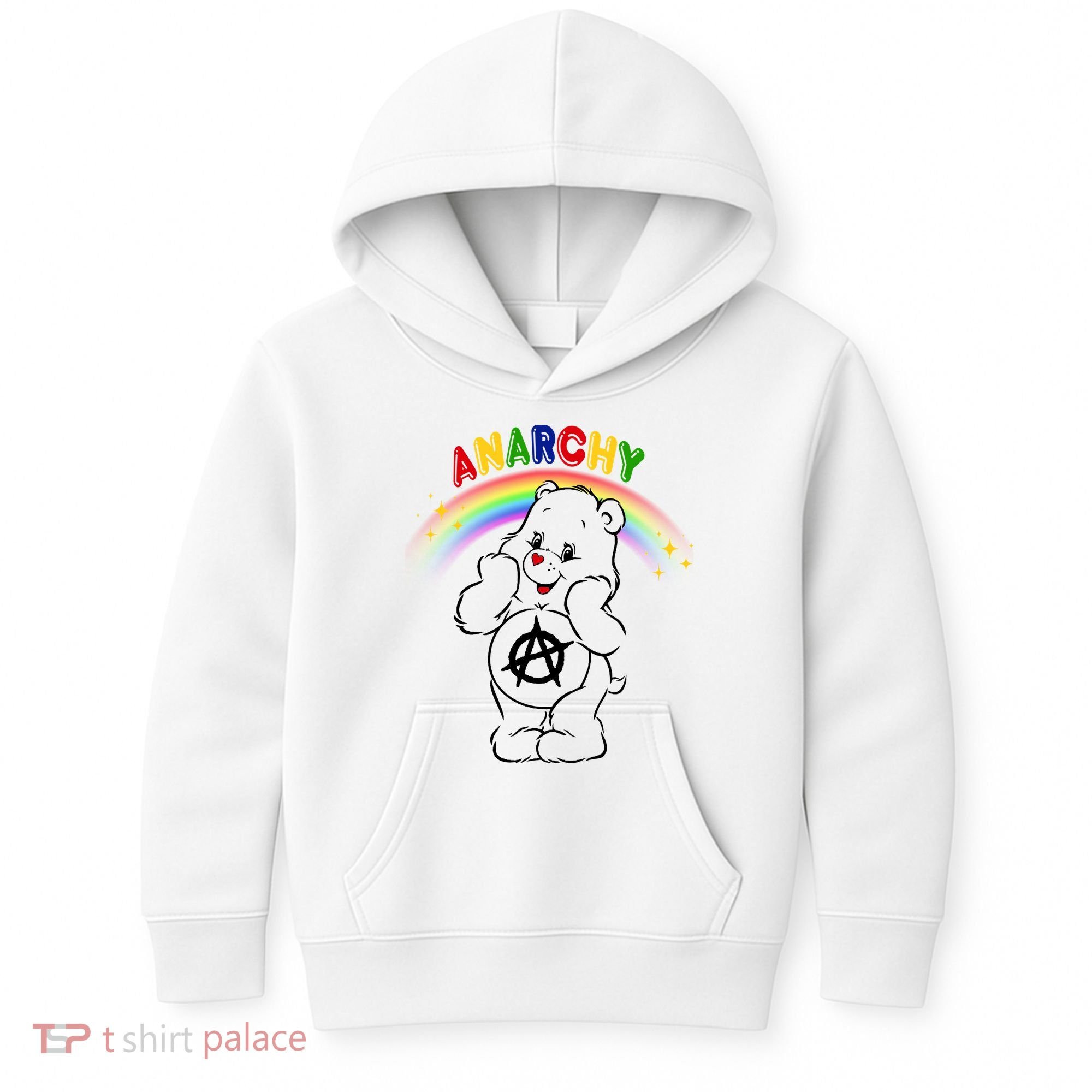 Anarchy Teddy Bear Kids Hoodie