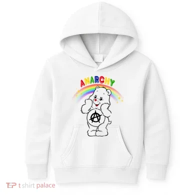 Anarchy Teddy Bear Kids Hoodie