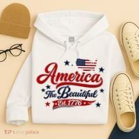 America The Beautiful Est 1776 Hoodie thumb 4