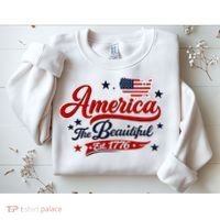 America The Beautiful Est 1776 Sweatshirt thumb 2