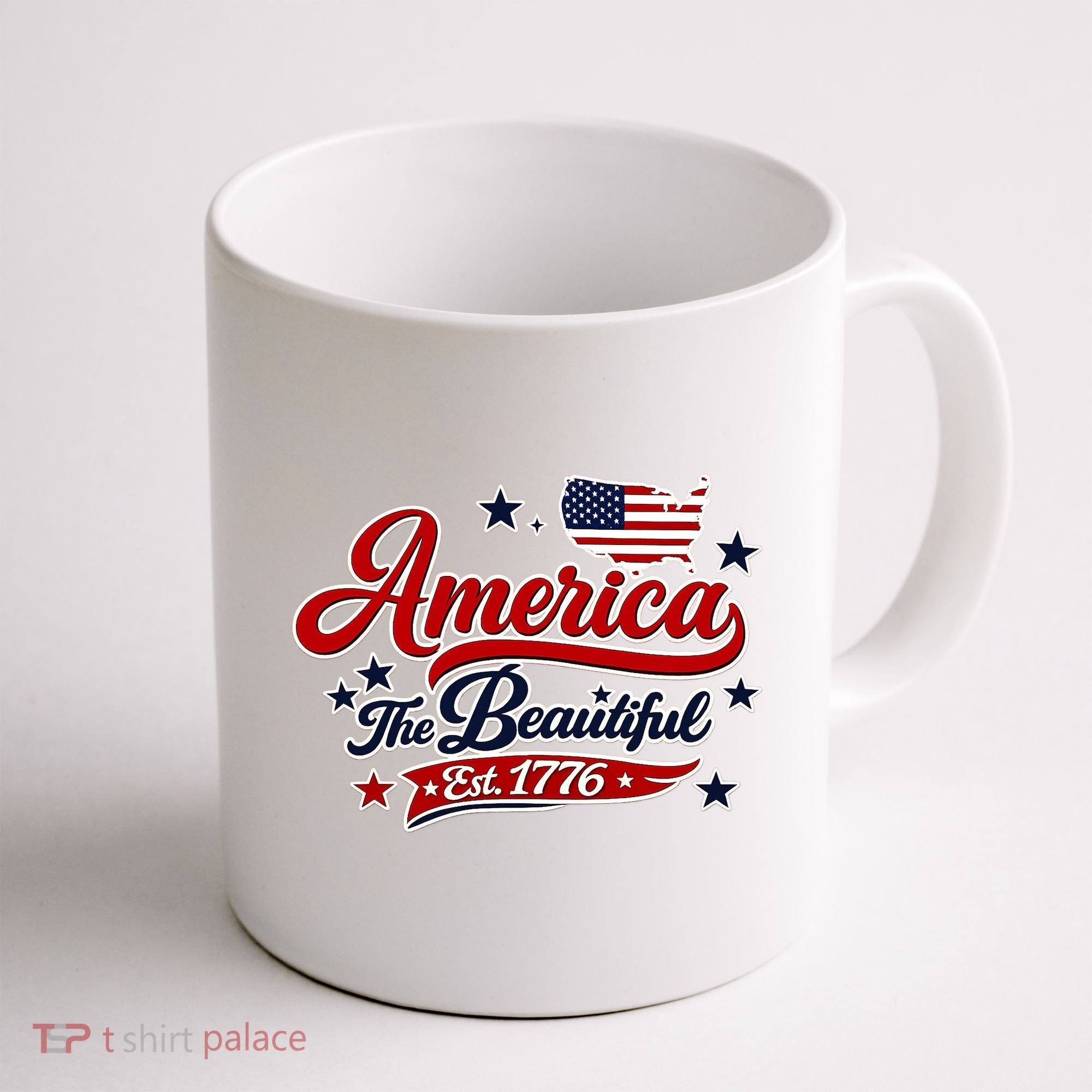 America The Beautiful Est 1776 Coffee Mug
