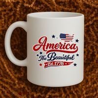 America The Beautiful Est 1776 Coffee Mug thumb 2