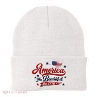 America The Beautiful Est 1776 Beanie thumb 0