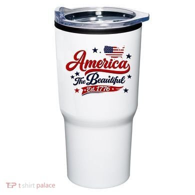 America The Beautiful Est 1776 Tumbler