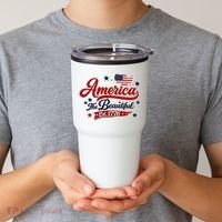 America The Beautiful Est 1776 Tumbler thumb 2