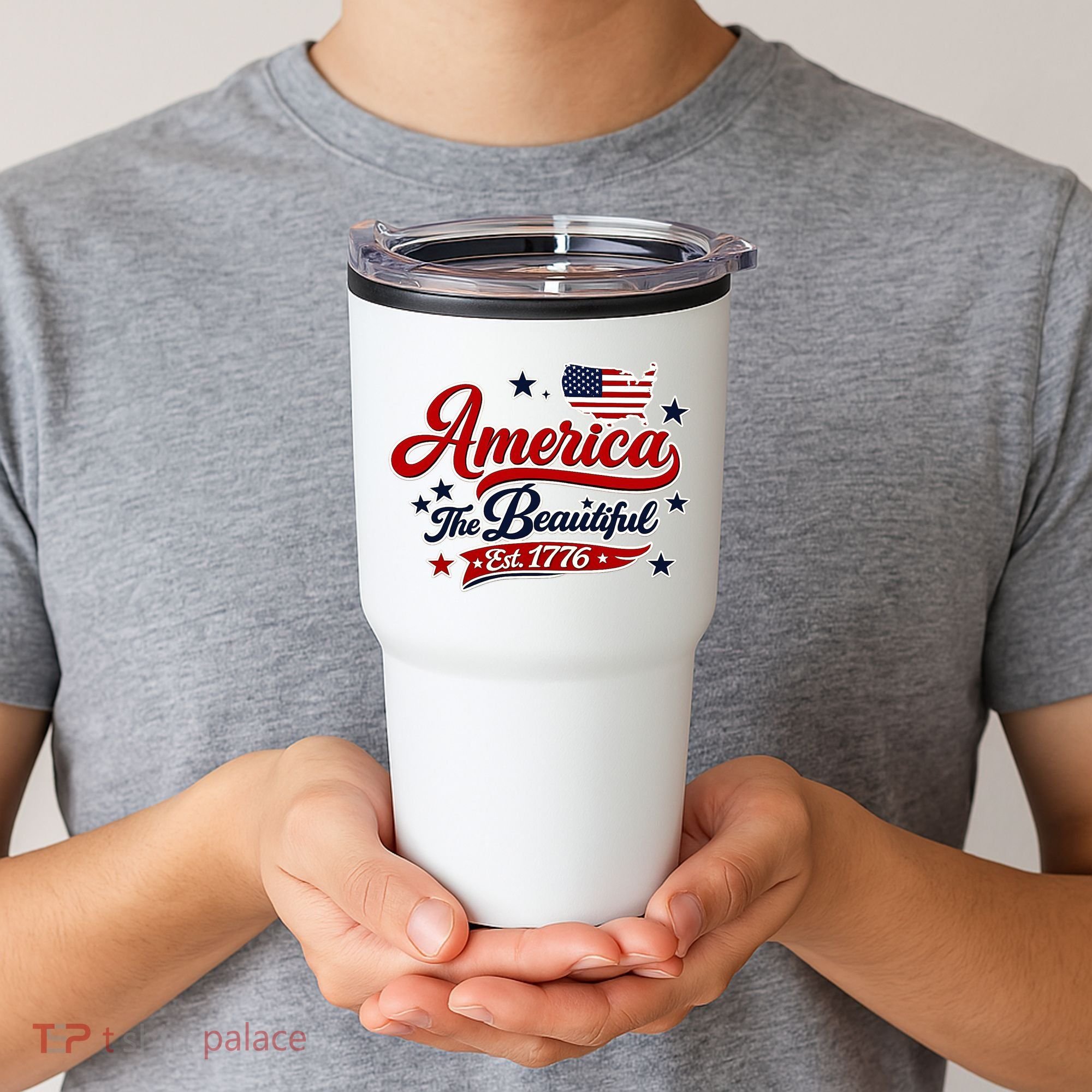 America The Beautiful Est 1776 Tumbler