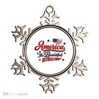 America The Beautiful Est 1776 Ornament thumb 0