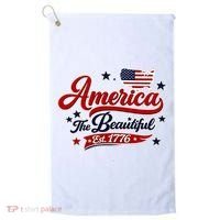 America The Beautiful Est 1776 Golf Towel thumb 0