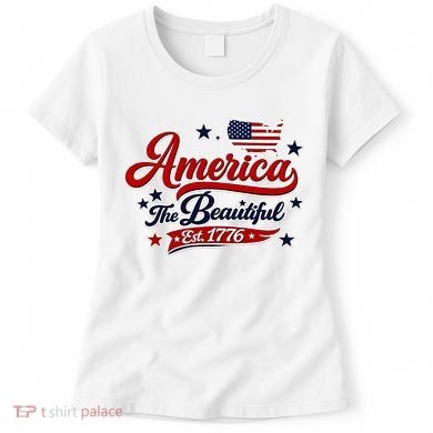 America The Beautiful Est 1776 Women's T-Shirt