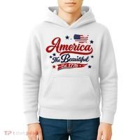 America The Beautiful Est 1776 Kids Hoodie thumb 4