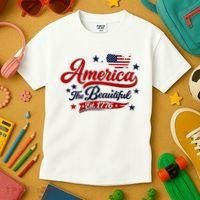 America The Beautiful Est 1776 Kids T-Shirt thumb 3