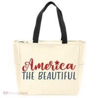 America The Beautiful 4th Of July Tote Bag thumb 0