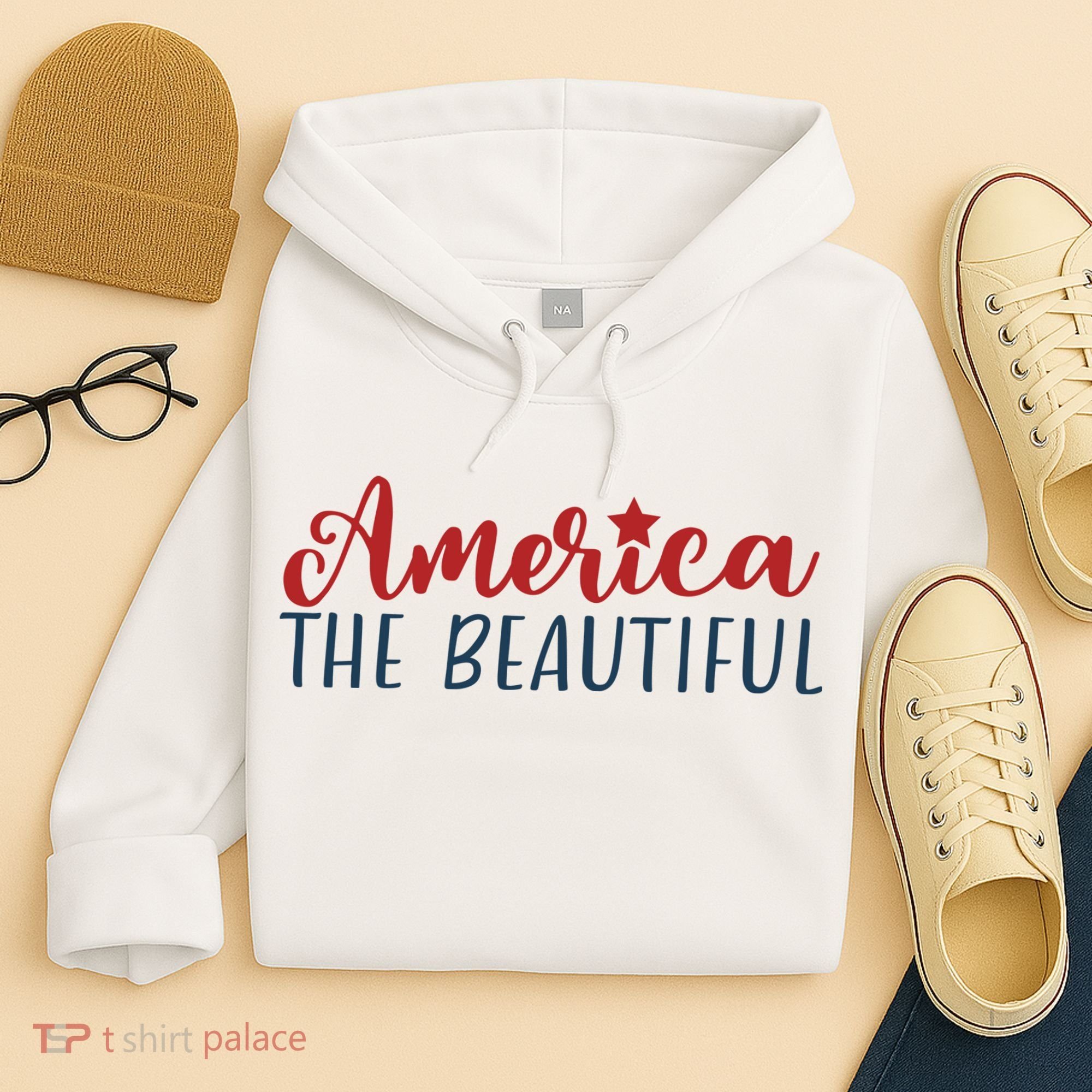 America The Beautiful 4th Of July Hoodie
