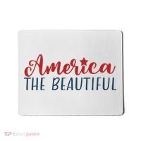America The Beautiful 4th Of July Mousepad thumb 0