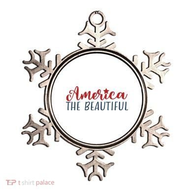 America The Beautiful 4th Of July Ornament