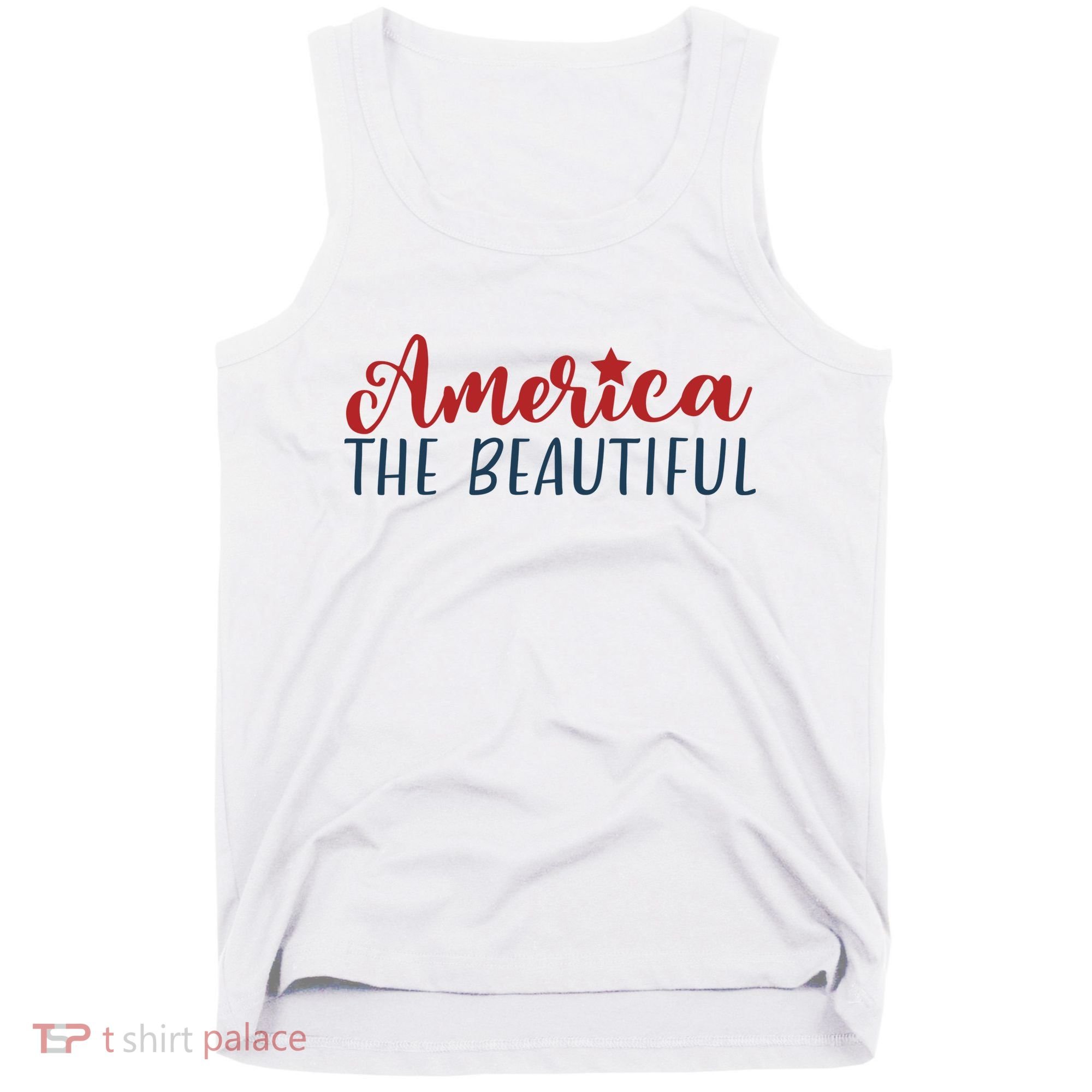 America The Beautiful 4th Of July Tank Top