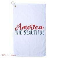 America The Beautiful 4th Of July Golf Towel thumb 0