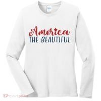 America The Beautiful 4th Of July Women's Long Sleeve Shirt thumb 0