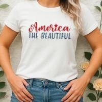 America The Beautiful 4th Of July Women's T-Shirt thumb 2