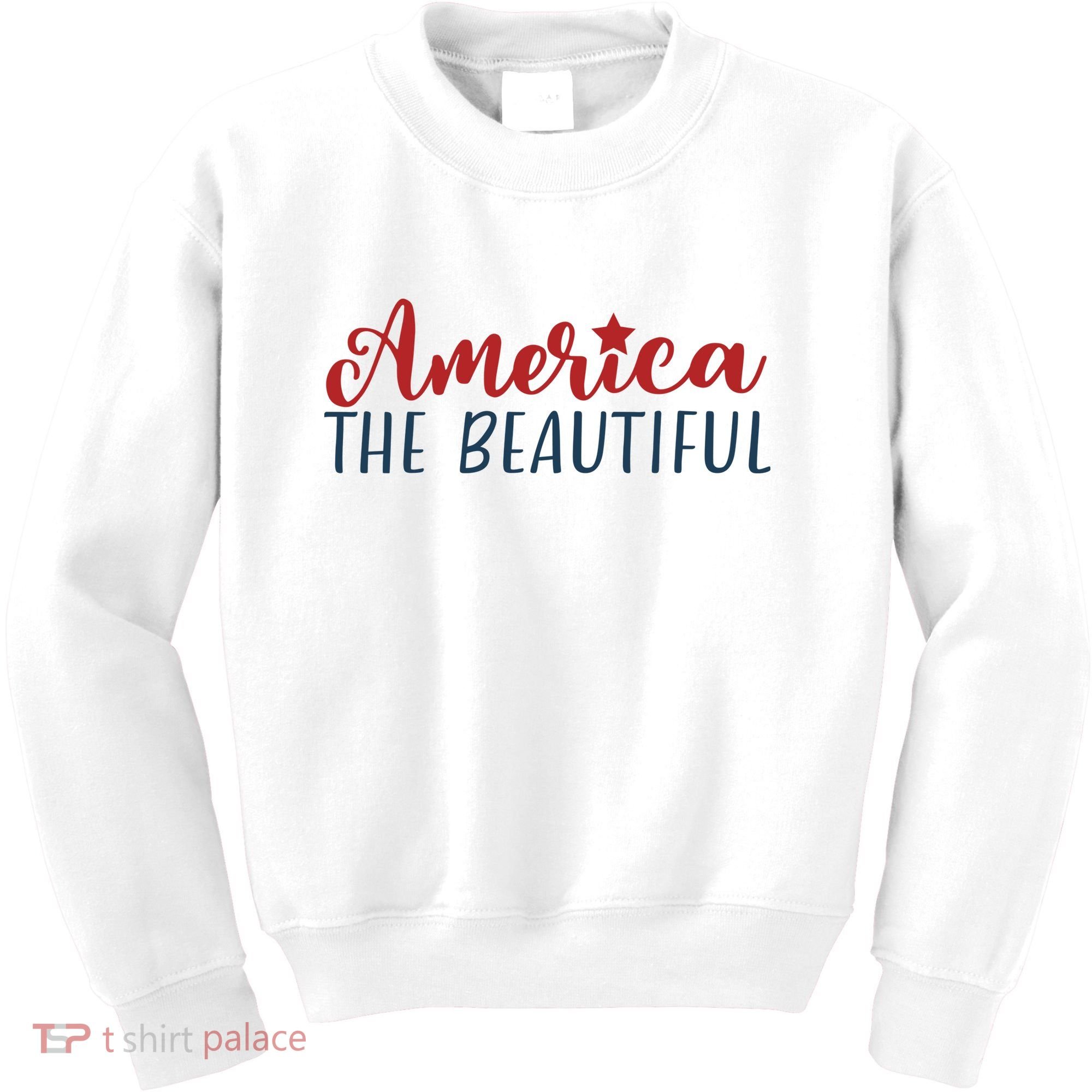 America The Beautiful 4th Of July Kids Sweatshirt