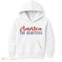 America The Beautiful 4th Of July Kids Hoodie thumb 0