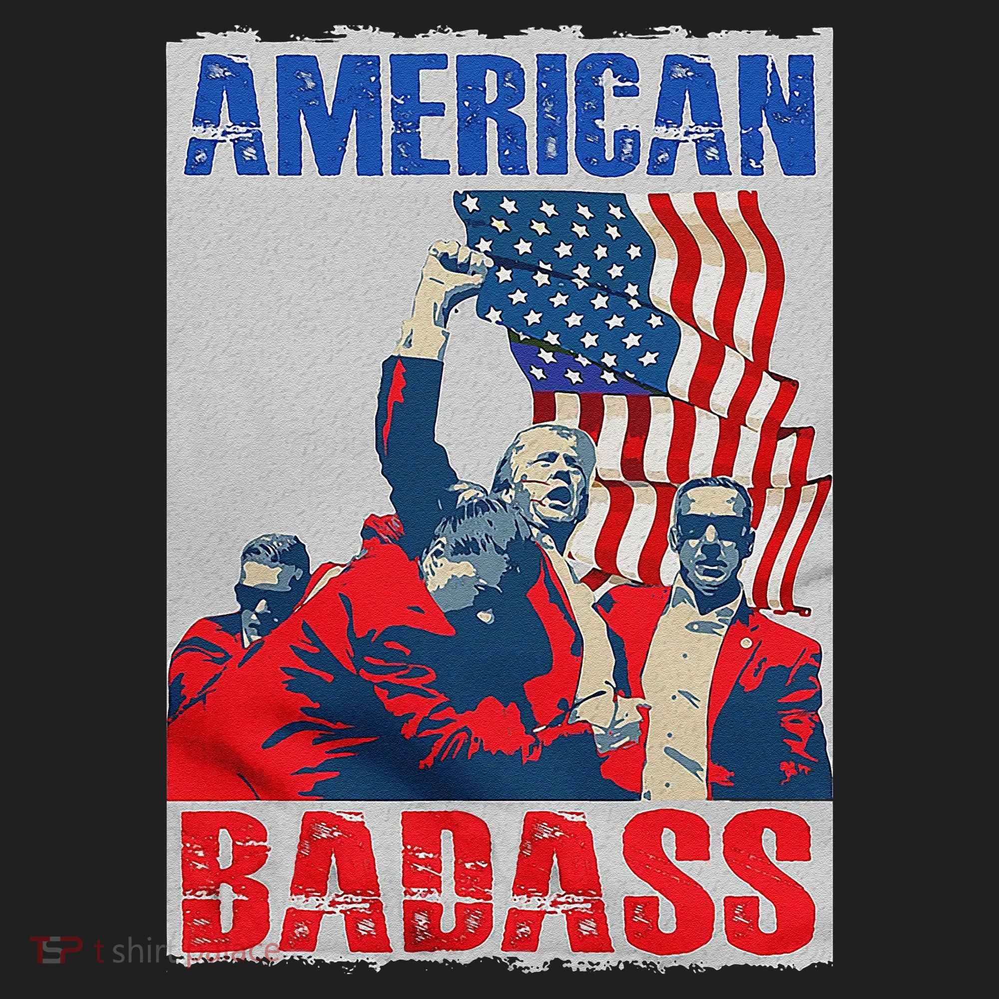American Trump Badass Women's Sweatshirt