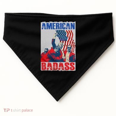 American Trump Badass USA-Made Doggie Bandana