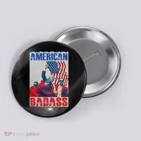 American Trump Badass Button thumb 0
