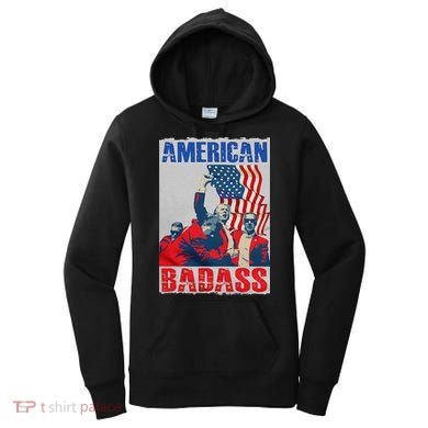 American Trump Badass Women's Hoodie