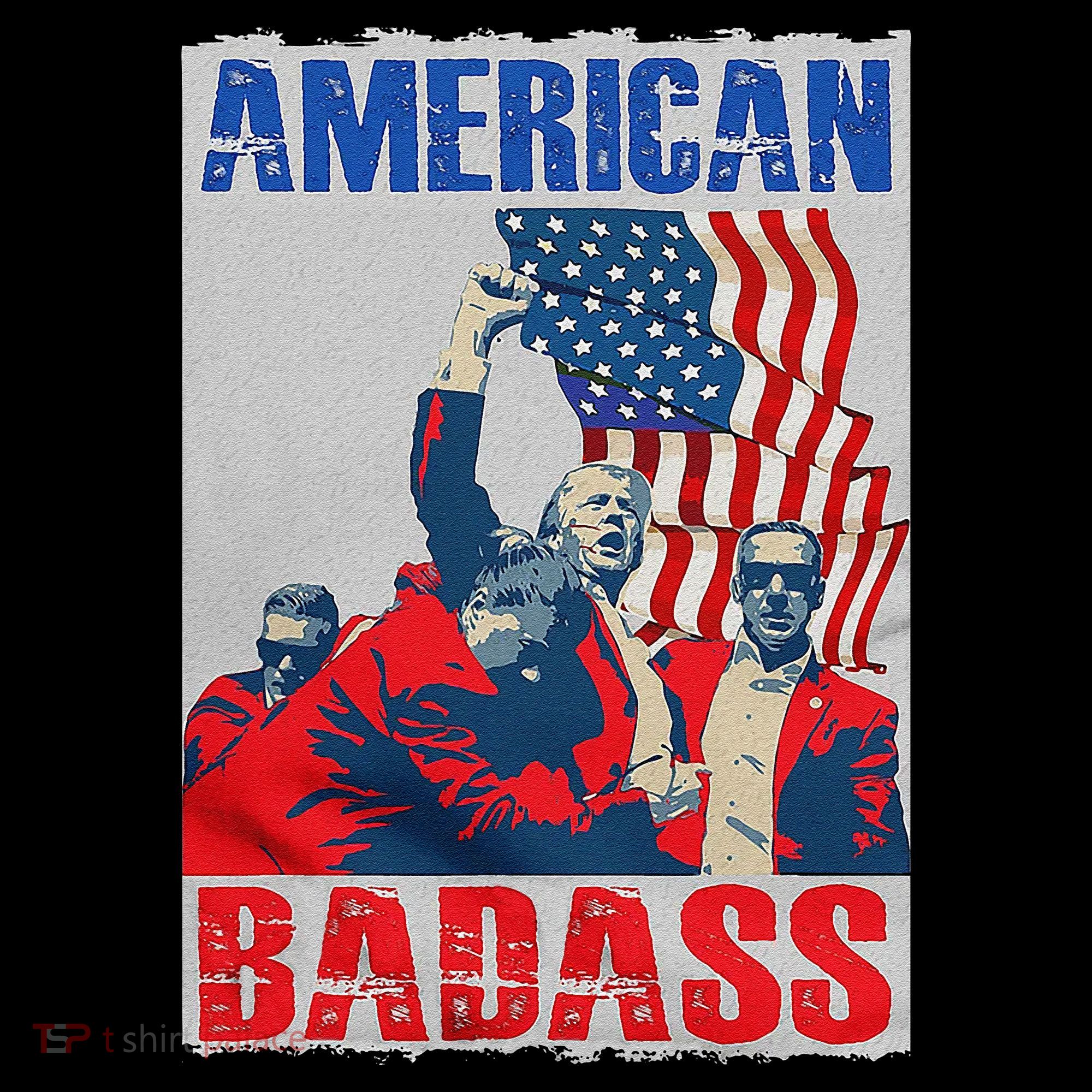 American Trump Badass Women's Hoodie