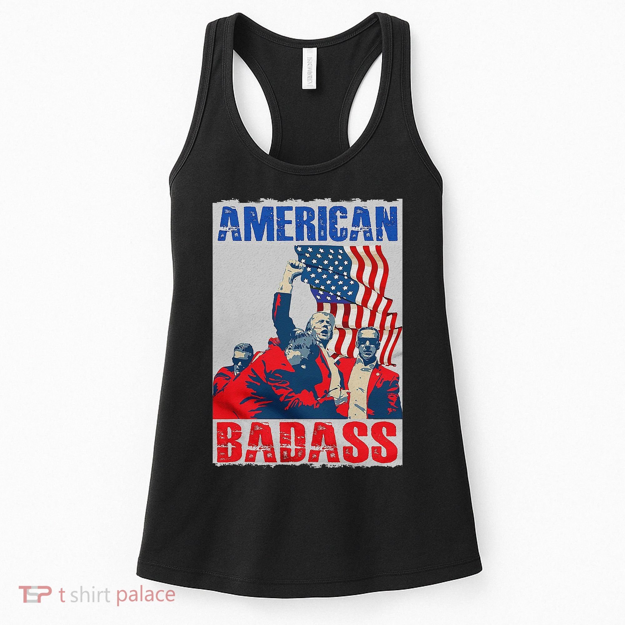 American Trump Badass Women's Tank Top