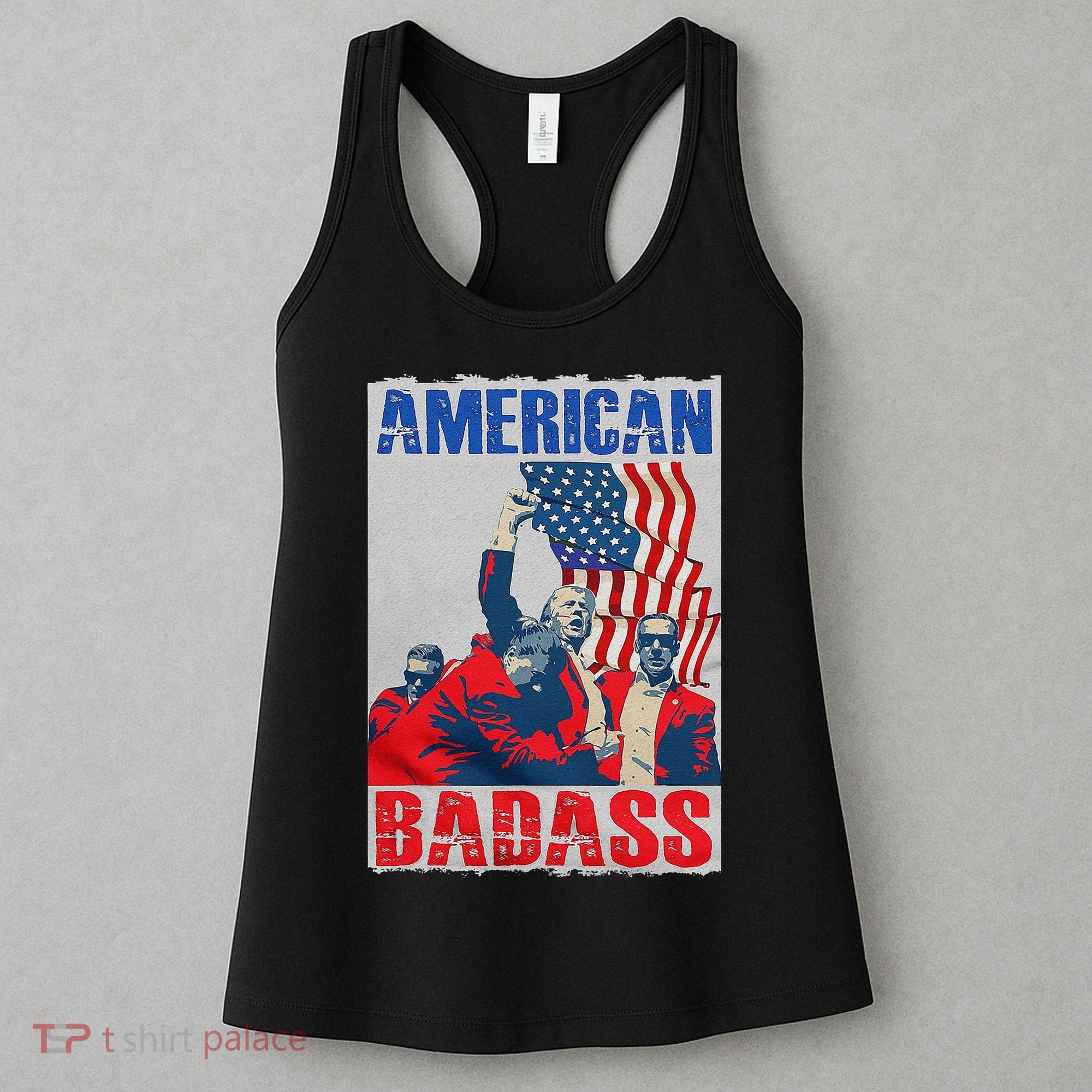 American Trump Badass Women's Tank Top