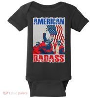 American Trump Badass Baby Bodysuit thumb 0