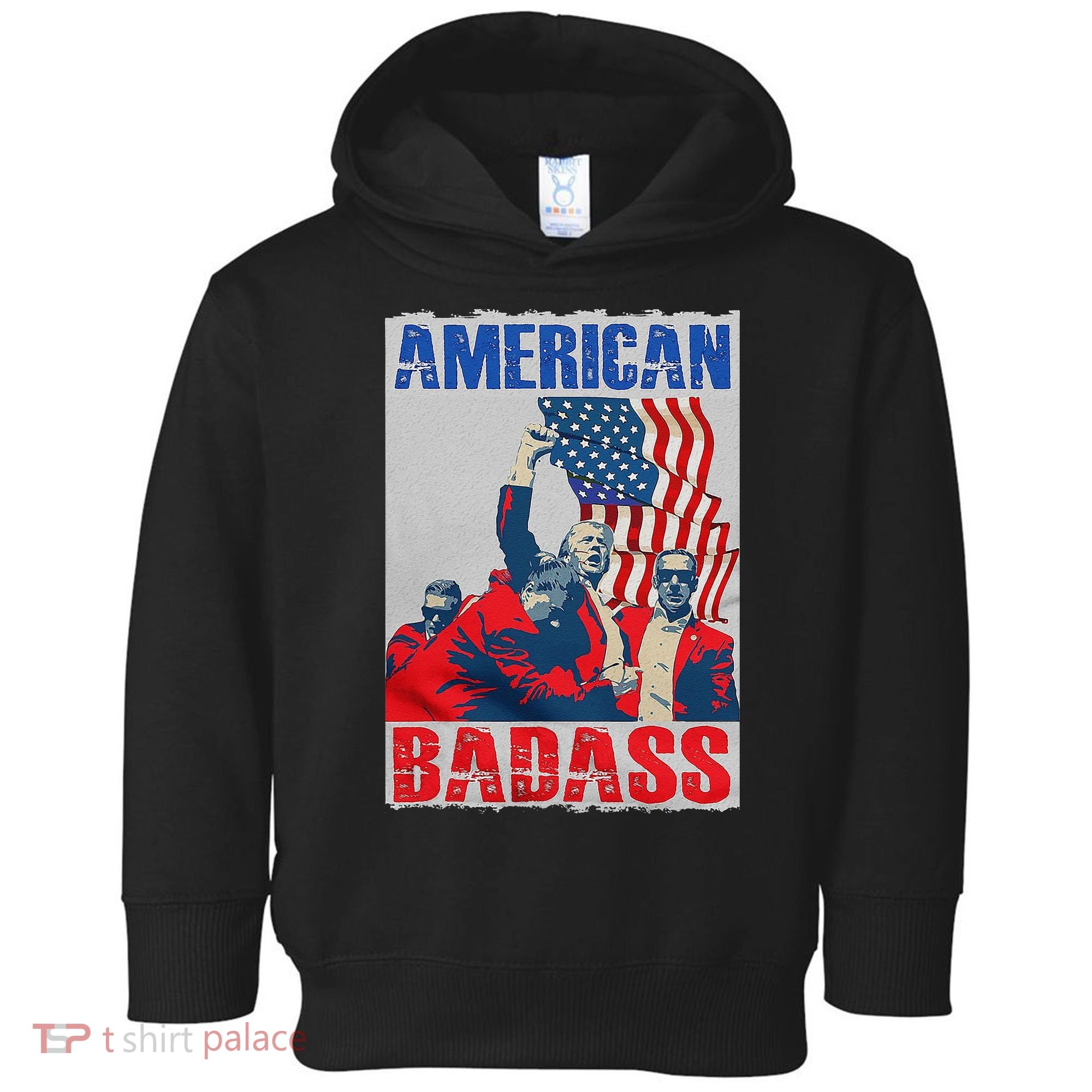 American Trump Badass Toddler Hoodie