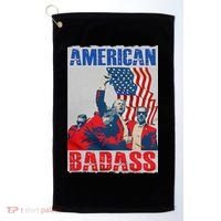 American Trump Badass Golf Towel thumb 0