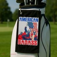 American Trump Badass Golf Towel thumb 2